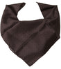 Dolce & Gabbana Brown Patterned Silk Square Handkerchief Scarf