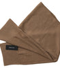 Dolce & Gabbana Brown Knitted Camel Wrap Shawl Foulard Scarf