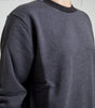 Dolce & Gabbana Dark Gray Cotton Crew Neck Pullover Sweater
