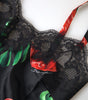 Dolce & Gabbana Anthurium Print Silk Camisole Top
