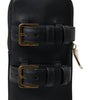 Dolce &amp; Gabbana Elegant Leather Wristlet Clutch