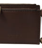 Portefeuille porte-monnaie élégant en cuir marron Dolce & Gabbana