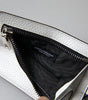 Dolce & Gabbana White Leather Lanyard Logo Card Holder Men Wallet