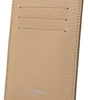 Portefeuille porte-cartes élégant en cuir beige Dolce & Gabbana