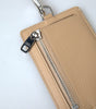 Portefeuille porte-cartes élégant en cuir beige Dolce & Gabbana