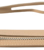 Portefeuille porte-cartes élégant en cuir beige Dolce & Gabbana