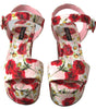 Dolce & Gabbana Multicolor floral print Wedges Floral Ankle Strap Sandals