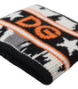 Dolce & Gabbana Elegant Wool-Cashmere DG Queen Wrist Wrap