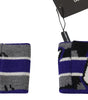 Dolce & Gabbana Regal Purple Wool Wrist Wrap