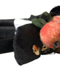 Dolce & Gabbana Black with multicolor Fig Fruit Crystal Tiara Diadem Headband