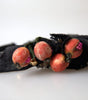Dolce & Gabbana Black with multicolor Fig Fruit Crystal Tiara Diadem Headband