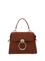 Sac à main Chloé élégant en cuir de veau marron sépia