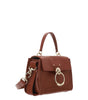 Sac à main Chloé élégant en cuir de veau marron sépia