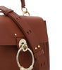Sac à main Chloé élégant en cuir de veau marron sépia