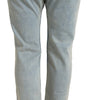 Dolce &amp; Gabbana Chic Mid Waist Skinny Jeans in Blue