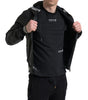 Dolce & Gabbana Black Leather Full Zip Hooded Men Jacket