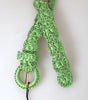 Dolce & Gabbana Green Viscose Weaved Skinny Waist Belt