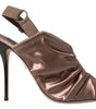 Dolce &amp; Gabbana - Escarpins élégants à bride arrière en marron clair