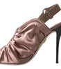 Dolce &amp; Gabbana - Escarpins élégants à bride arrière en marron clair