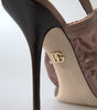 Dolce &amp; Gabbana - Escarpins élégants à bride arrière en marron clair