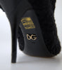 Dolce & Gabbana Elegant Virgin Wool Mid Calf Boots
