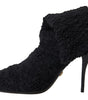 Dolce & Gabbana Elegant Virgin Wool Mid Calf Boots