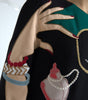 Dolce & Gabbana Multicolor Long Sleeves A-line Maxi Dress