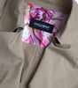 Dolce & Gabbana Khaki Double Breasted Trench Coat Jacket
