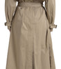 Dolce & Gabbana Khaki Double Breasted Trench Coat Jacket