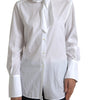 Chemise élégante à manches longues en coton blanc Dolce & Gabbana