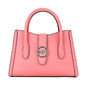 Michael Kors Gabby Small Tea Rose Faux Leather Top Zip Satchel Crossbody Bag