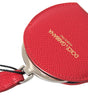 Dolce & Gabbana Red Calfskin Leather Hand Mirror Holder