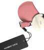 Dolce & Gabbana Pink Calfskin Leather Round Mirror Holder