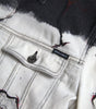 Dolce & Gabbana Multicolor Cotton Collared Denim Jacket