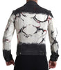 Dolce & Gabbana Multicolor Cotton Collared Denim Jacket