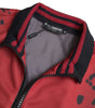 Blouson aviateur rouge à imprimé léopard Dolce &amp; Gabbana