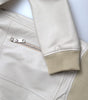 Dolce & Gabbana Cream Leather Bomber Blouson Full Zip Jacket