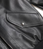Dolce & Gabbana Black Leather Blouson Full Zip Bomber Jacket