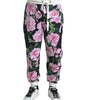Dolce & Gabbana Multicolor Peony Joggers Cotton Men Pants
