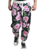 Dolce & Gabbana Multicolor Peony Joggers Cotton Men Pants