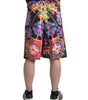 Bermuda imprimé multicolore Dolce &amp; Gabbana