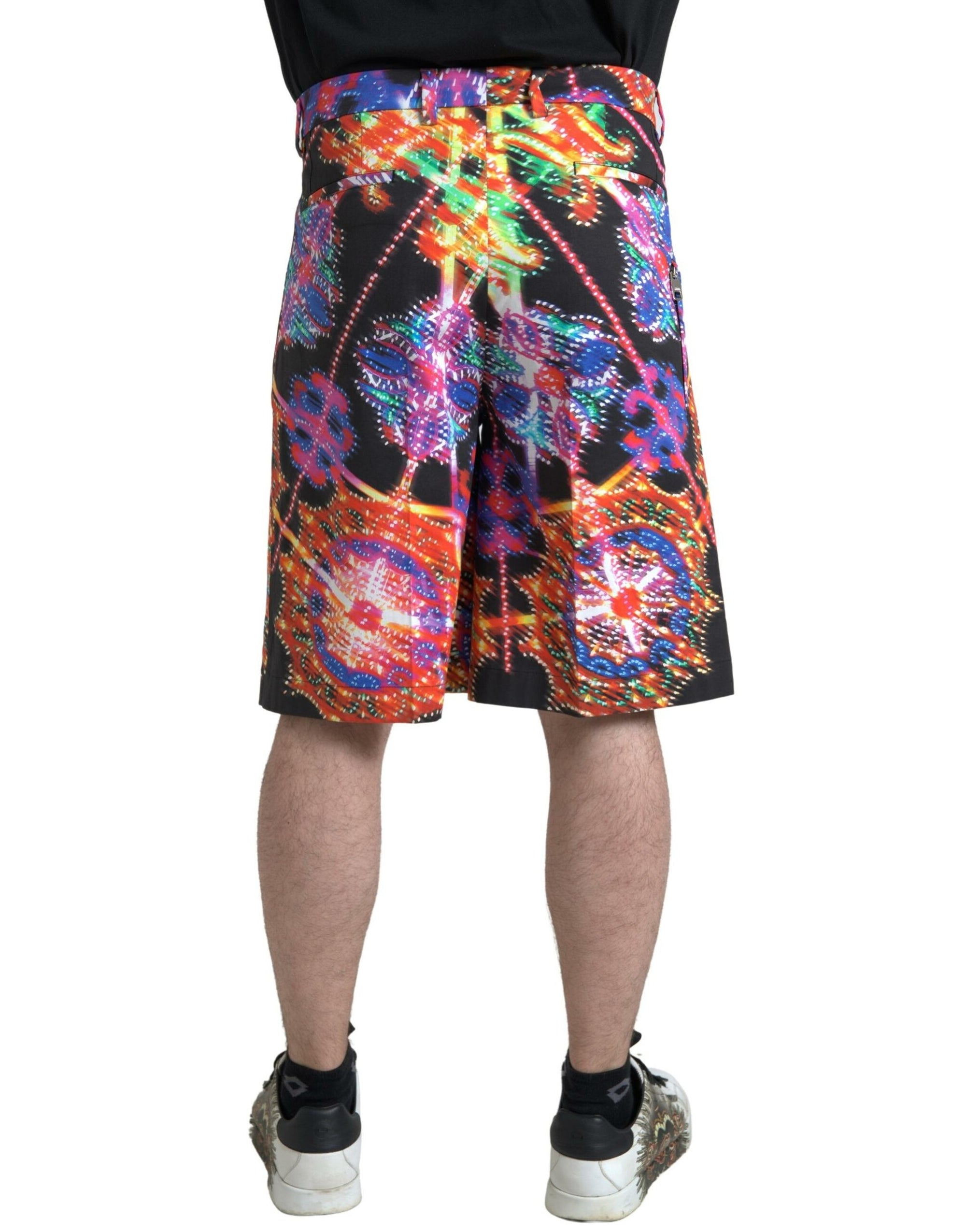 Bermuda imprimé multicolore Dolce &amp; Gabbana