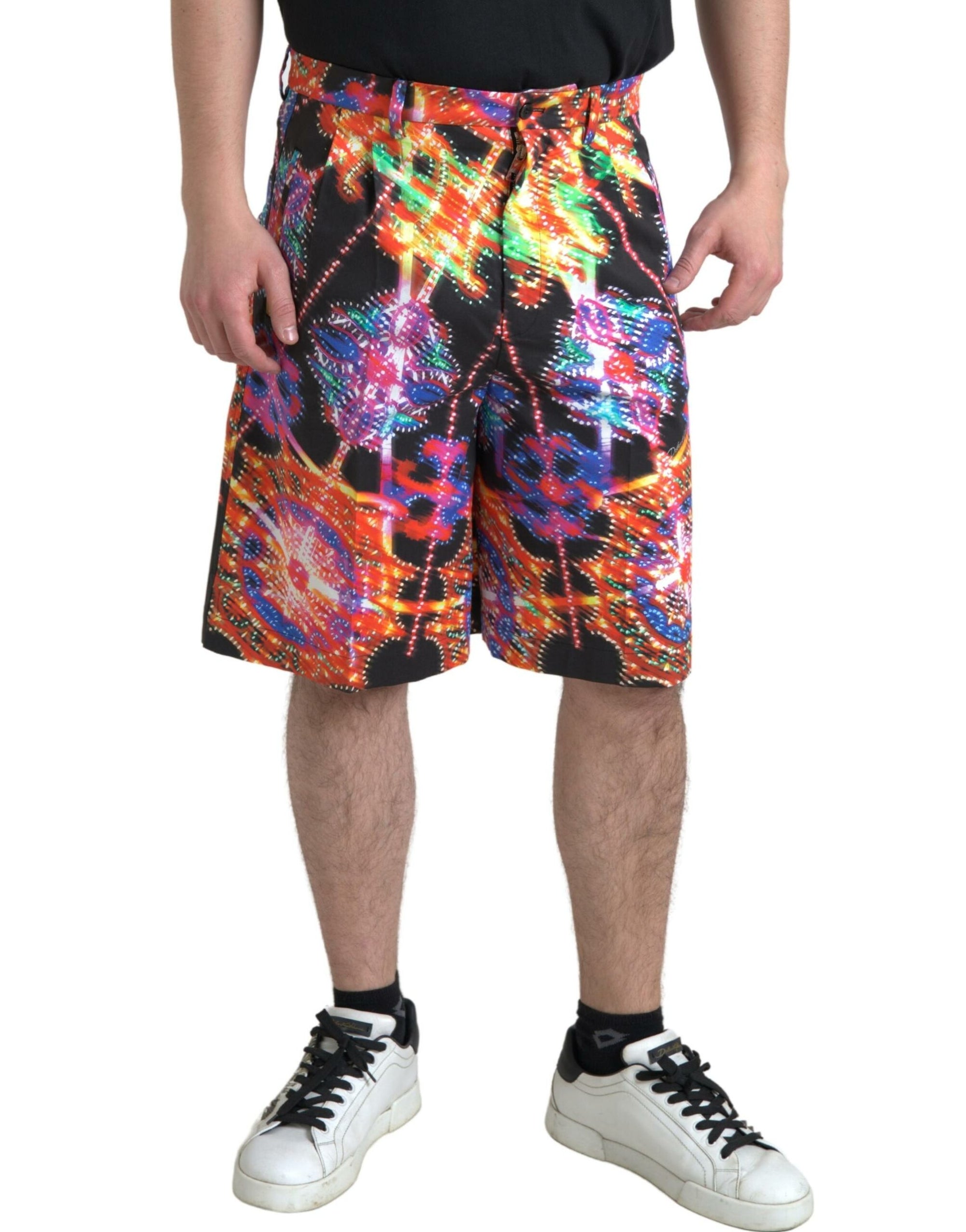 Bermuda imprimé multicolore Dolce &amp; Gabbana