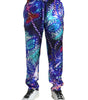 Dolce & Gabbana Multicolor Printed Silk Men Trouser Pants