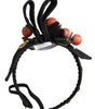 Dolce & Gabbana Black with multicolor Fig Fruit Crystal Tiara Diadem Headband