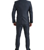 Dolce & Gabbana Elegant Blue Silk Blend Martini Suit