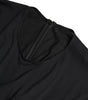 Dolce & Gabbana Black Wool Wrap Sheath Midi Gown Dress
