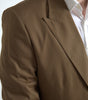 Dolce & Gabbana Elegant Brown Silk Blend Taormina Suit