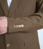 Dolce & Gabbana Elegant Brown Silk Blend Taormina Suit