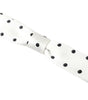 Dolce & Gabbana White Silk Polka Dot Adjustable Neck Men Bow Tie